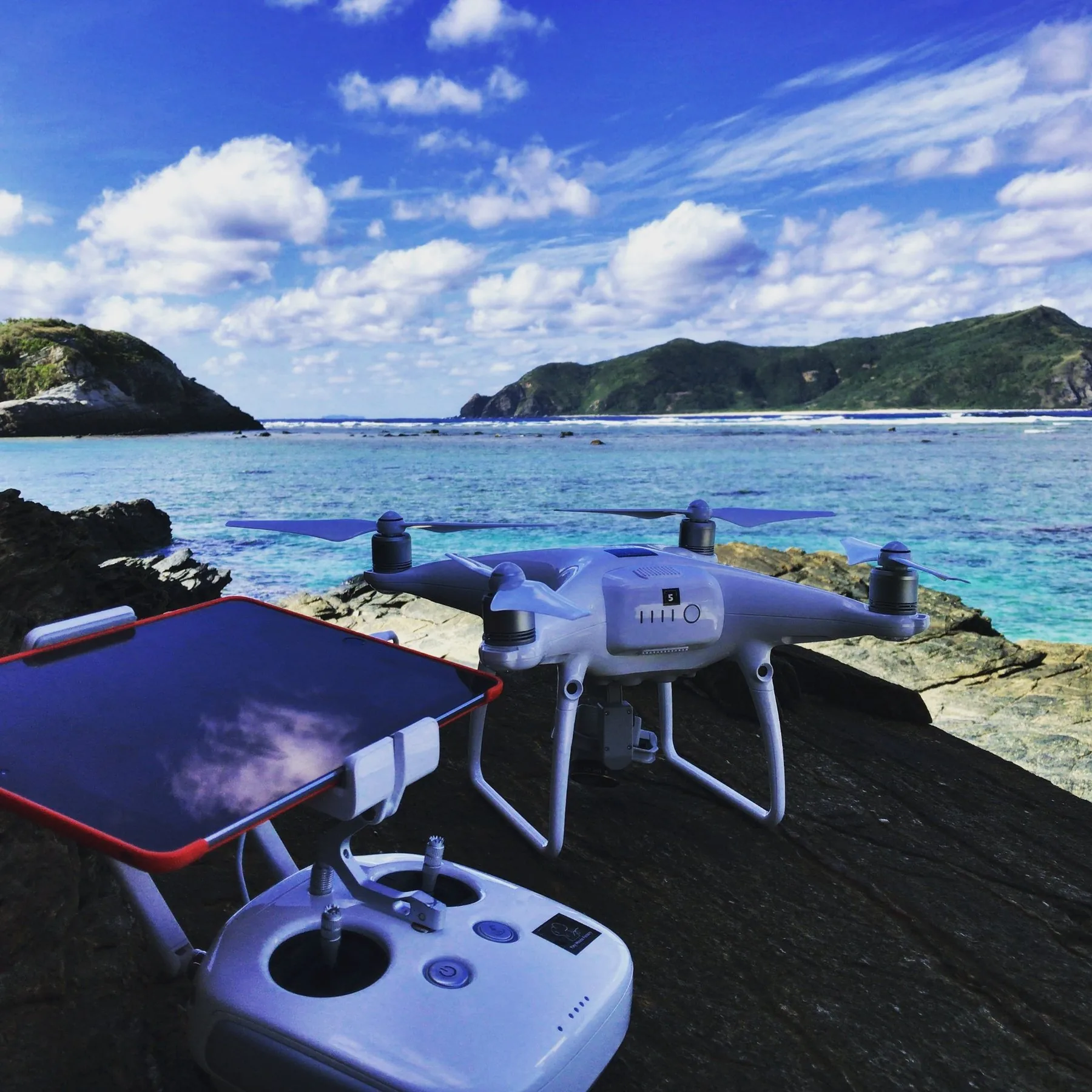 慶良間諸島国立公園でのドローン撮影