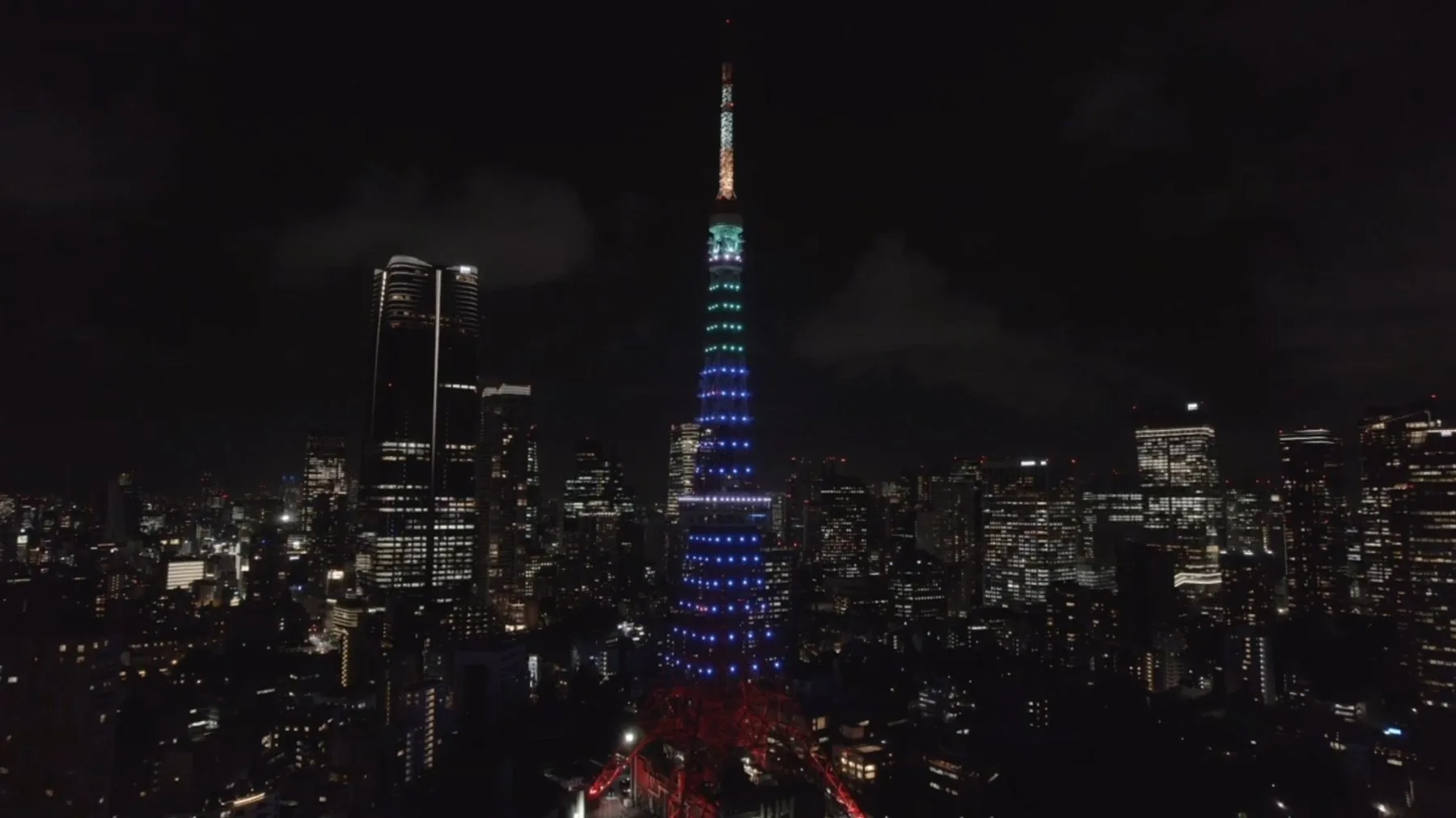 Web3 Vision VC×IP Summitでの東京タワー夜景ドローン撮影